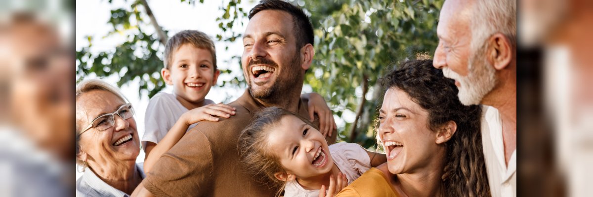 glückliche Familie