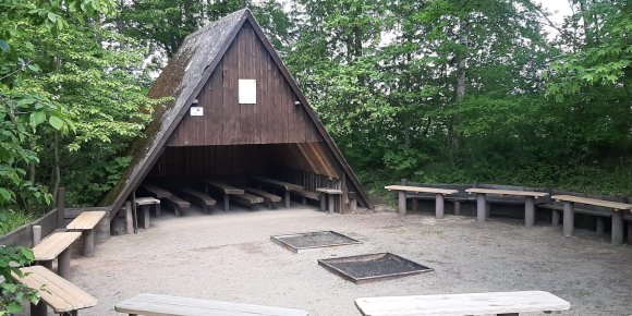 Blick auf den Grillplatz in Oberseelbach