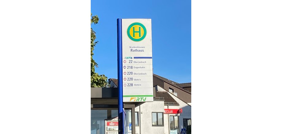 Haltestellenschild