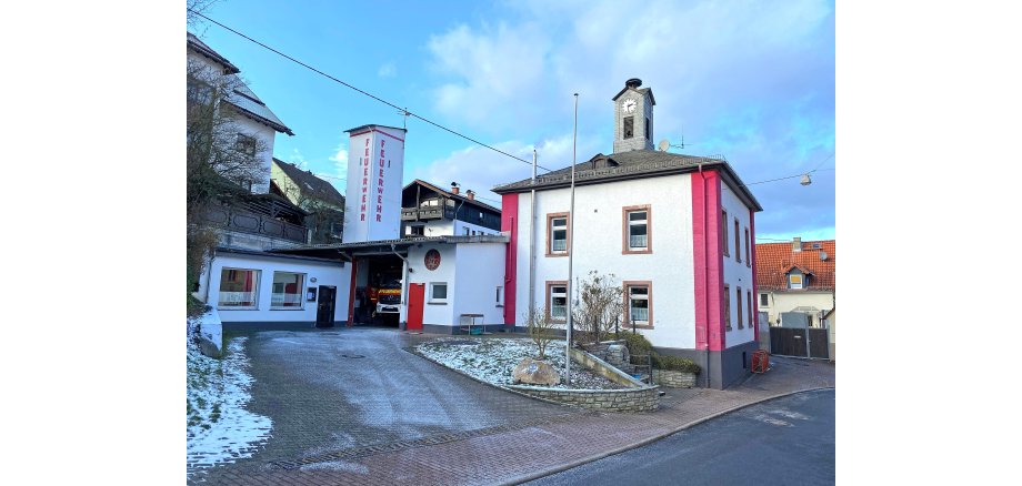 Das Feuerwehrgerätehaus in Königshofen